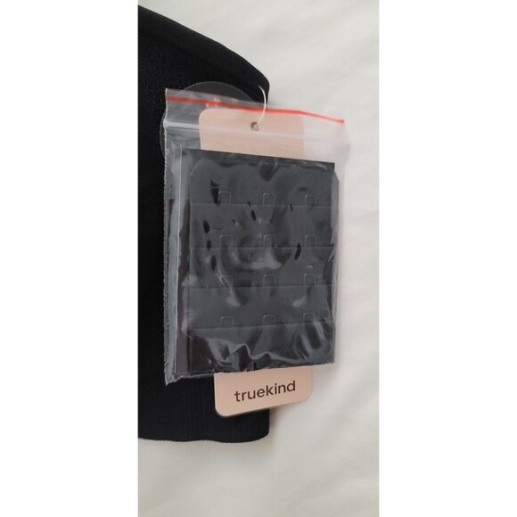 Truekind Womens Sz XL Daily Comfort Wireless Shaper Bra w/ Extender Black 10022 - Picture 6 of 12